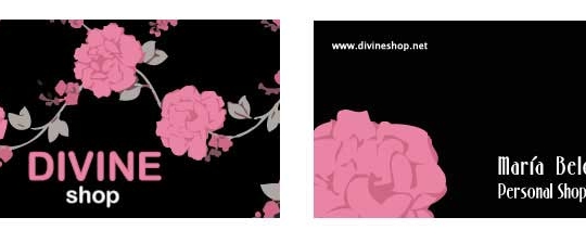 Tarjetas Divine Shop