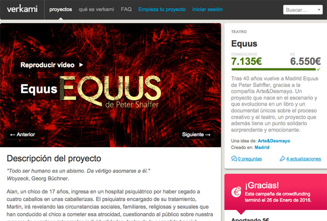 Crowdfunding Equus